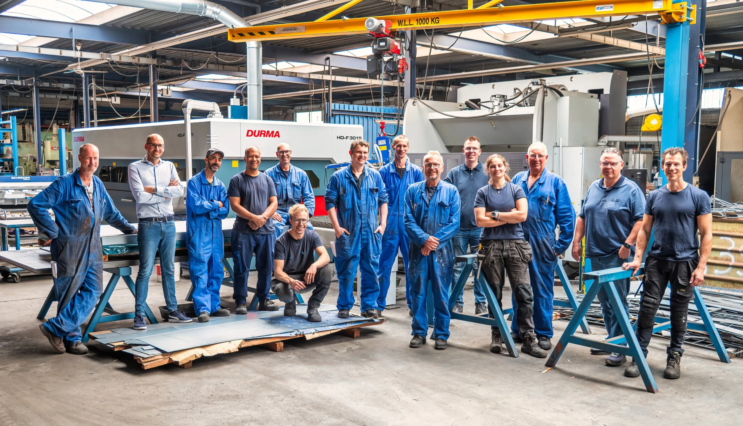 Overleg aan de werkbank